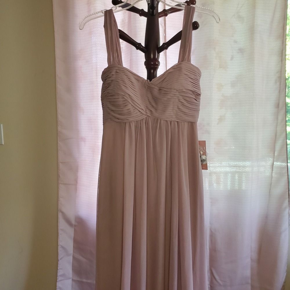 Birdy Grey‎ Maria Mesh in color Mauve wedding Bridesmaid dress nwt size small